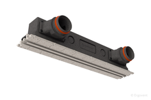 Įkelti vaizdą į galerijos rodinį, Priglaistomas difuzorius ERGOVENT LINEO PRO CONDI | 125 mm jungtys*2vnt. x 2 plyšiai x 1050 mm x 20 mm x be sklendės
