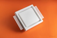 Įkelti vaizdą į galerijos rodinį, Priglaistomas difuzorius ERGOVENT KVADRO - 100 mm (su sklende)