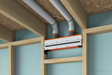 Įkelti vaizdą į galerijos rodinį, Priglaistomas linijinis difuzorius ERGOVENT LINEO 500/75 SINGLE