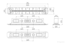 Įkelti vaizdą į galerijos rodinį, Priglaistomas difuzorius ERGOVENT LINEO PRO CONDI | 125mm jungtys*2vnt x 1 plyšys x 1050mm x 20mm x be sklendės