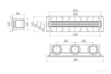 Įkelti vaizdą į galerijos rodinį, Priglaistomas difuzorius ERGOVENT LINEO PRO CONDI | 150 mm jungtys / 3 plyšiai × 1000 mm × 20 mm / termoizoliuota
