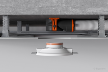 Įkelti vaizdą į galerijos rodinį, NAUJIENA: Priglaistomas difuzorius ERGOVENT RONDO COANDA - 125 mm (su sklende)