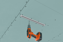 Įkelti vaizdą į galerijos rodinį, Priglaistomas linijinis difuzorius ERGOVENT LINEO 500/75 SINGLE