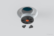 Įkelti vaizdą į galerijos rodinį, Priglaistomas difuzorius ERGOVENT RONDO - 100 mm (su sklende)