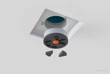 Įkelti vaizdą į galerijos rodinį, Priglaistomas difuzorius ERGOVENT KVADRO - 125 mm (su sklende)