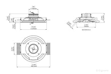 Įkelti vaizdą į galerijos rodinį, NAUJIENA: Priglaistomas difuzorius ERGOVENT RONDO COANDA - 100 mm (su sklende)