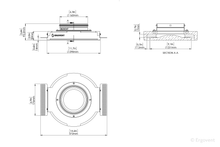 Įkelti vaizdą į galerijos rodinį, NAUJIENA: Priglaistomas difuzorius ERGOVENT RONDO COANDA - 100 mm (su sklende)