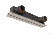 Įkelti vaizdą į galerijos rodinį, Priglaistomas difuzorius ERGOVENT LINEO PRO CONDI | 125mm jungtys*2vnt x 1 plyšys x 1050mm x 20mm x be sklendės
