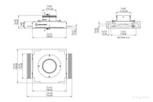 Įkelti vaizdą į galerijos rodinį, Priglaistomas difuzorius ERGOVENT KVADRO - 100 mm (su sklende)
