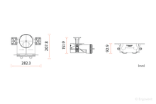 Įkelti vaizdą į galerijos rodinį, Antistatinė ERGOVENT AERO-PRO difuzoriaus dėžutė SLIM BOX 2x75 (125mm-2x75mm)
