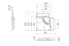 Įkelti vaizdą į galerijos rodinį, Muliažas ERGOVENT LINEO PRO PUZZLE difuzoriui | 1 plyšys x 20mm / 90 laipsnių kampas apvalintas
