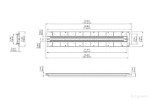 Įkelti vaizdą į galerijos rodinį, Muliažas ERGOVENT LINEO PRO PUZZLE difuzoriui | 2 plyšiai x 20 mm x 1050mm
