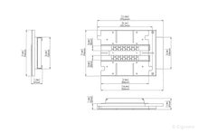 Įkelti vaizdą į galerijos rodinį, Muliažas ERGOVENT LINEO PRO PUZZLE difuzoriui | 2 plyšiai x 20 mm x 200mm
