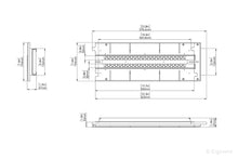 Įkelti vaizdą į galerijos rodinį, Muliažas ERGOVENT LINEO PRO PUZZLE difuzoriui | 2 plyšiai x 20 mm x 500mm
