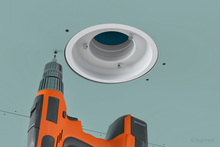 Įkelti vaizdą į galerijos rodinį, Priglaistomas difuzorius ERGOVENT RONDO - 160 mm (su sklende)
