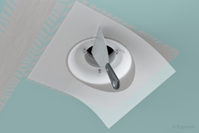 Įkelti vaizdą į galerijos rodinį, NAUJIENA: Priglaistomas difuzorius ERGOVENT RONDO COANDA - 100 mm (su sklende)
