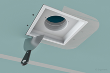 Įkelti vaizdą į galerijos rodinį, Priglaistomas difuzorius ERGOVENT KVADRO - 125 mm (su sklende)
