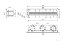 Įkelti vaizdą į galerijos rodinį, Priglaistomas difuzorius ERGOVENT LINEO PRO CONDI | 160mm jungtys x 3 plyšiai x 1000mm x 20mm x termoizoliuota)
